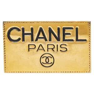Chanel Nameplate Motif Brooch Metal #234177C63B